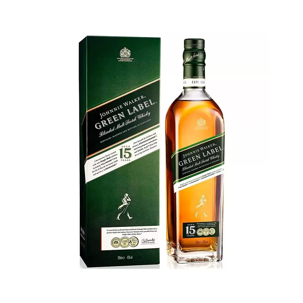 WKY. Johnnie Green Label 700ml.